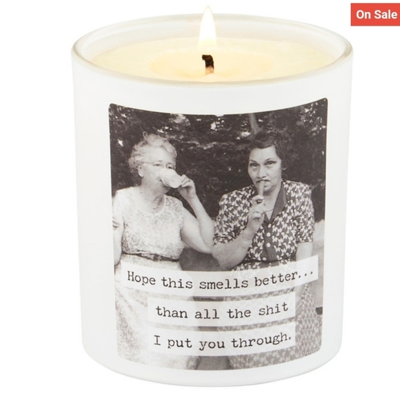 Trash Talk By Annie Jar Candle "Hope This Smells Better",Fresh Linen Scent,8 oz. - Picture 2 of 11